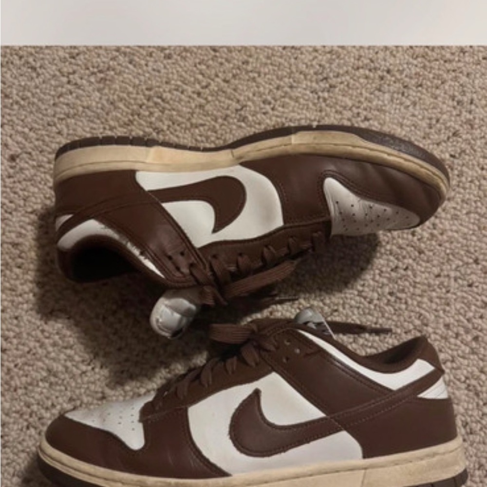 Nike Women's Brown and White Sneakers